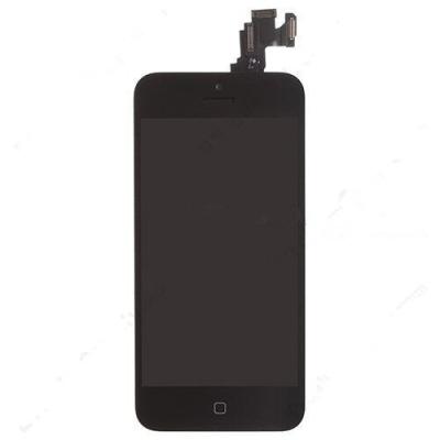 China Fix iPhone 5C Screen Replacement LCD Digitizer with Home Button - Black - Grade A+ for sale