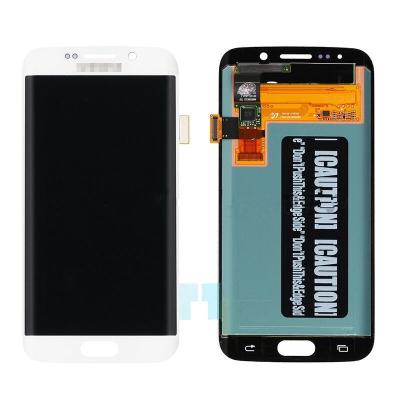 China OEM  Galaxy S6 Edge SM-G925V/G925P/G925R4/G925I/G925F/G925A LCD Screen and Digitizer Assembly - White - Grade A+ for sale