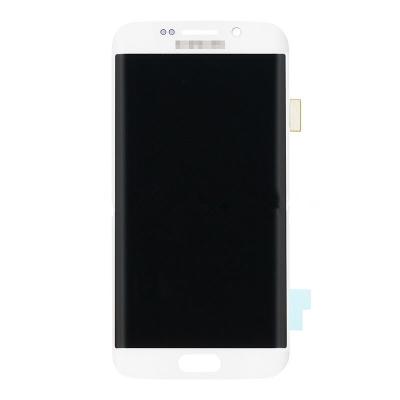 China OEM  Galaxy S6 Edge SM-G925V/G925P/G925R4/G925I/G925F/G925A LCD Screen and Digitizer Assembly - White - Grade A for sale