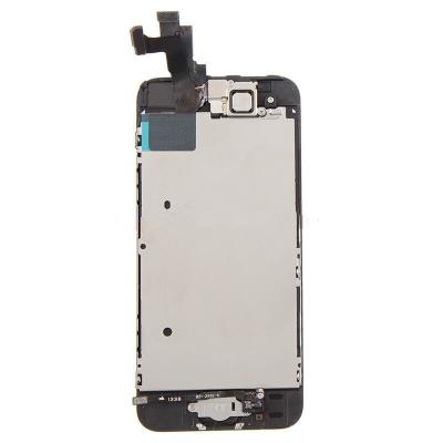 China Cracked iPhone 5S Screen Repair, iPhone 5S Display with Home Button Replacement - Black - Grade A- for sale