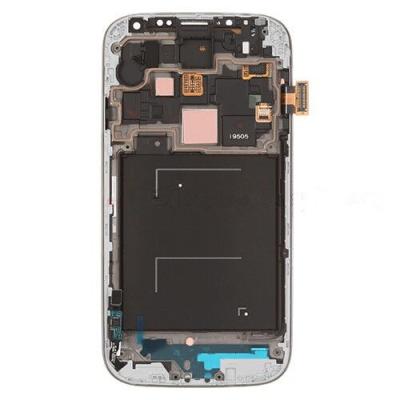 China For OEM  Galaxy S4 GT-I9505/I9515/L720T LCD Screen and Digitizer Assembly with Front Housing - White - Grade A+ for sale