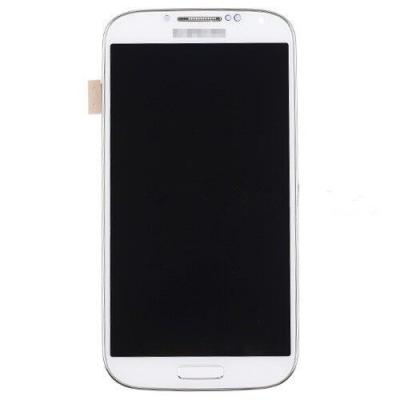 China OEM  Galaxy S4 SGH-M919/SGH-I337 LCD Screen and Digitizer Assembly with Front Housing - White - Grade A+ for sale