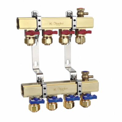 China Modern Stainless Steel Underfloor Heating Manifold Manifold Distributor Tube Manifold for sale