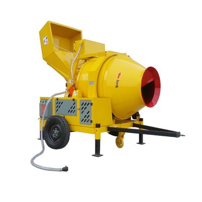 China JZC350-DHL Construction Site Concrete Mixer With Lift Price / Diesel Concrete Mixer for sale