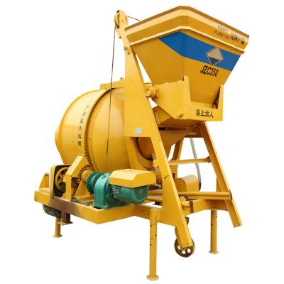 China 500L Worksite Foamed Concrete Machine Electric Reversing Drum Mixer for sale