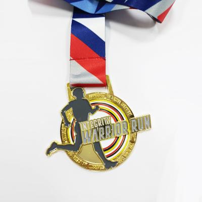 China Europe GFT 20 Years Supplier Make Your Own Wholesale Custom Sports Medal 2/3d Metal Running Marathon Gold Silver Bronze Medals Medaille for sale