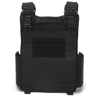 China Combat vest/tactical vest training vests GAF weight police 1000D molle military carrier bulletproof tactical black nylon flat plate vest for sale