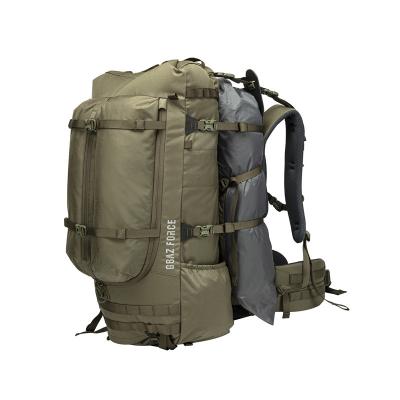 China Must be used with a carbon frame GAF 65L military backpacks multifunctional outdoor military molle hiking backpack waterproof military backpack for sale