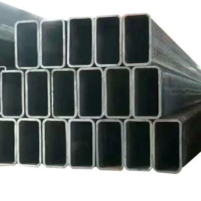 China Liquid Section Carbon Steel Q235 Square Metal Tube Pipe Black Hollow Carbon Steel Pipe Tube for sale