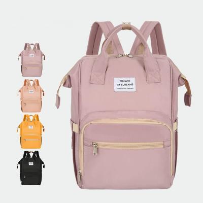 China With Wholesale Mother Bag USB Mother Bag Backpack Fortus Portable Large Capacity South Baby Bag for sale