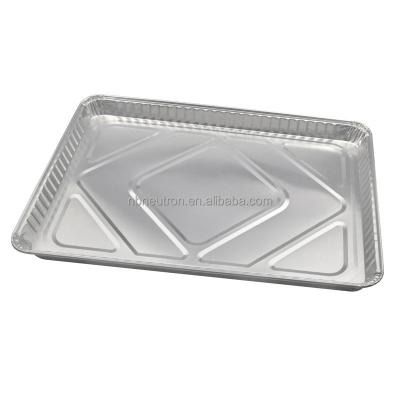 China Wholesale High Quality Food Aluminum Pans Aluminum Foil Container Magazine Tray 1 / 2 Cake Trays for sale