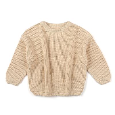 China Viable MOQ RTSwinter Don't Kids Girls' Sweaters Children's Blank Color Pullover Sweaters for sale