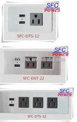 China Desktop Socket / Tabletop Socket /stainless steel for furniture assemble for sale