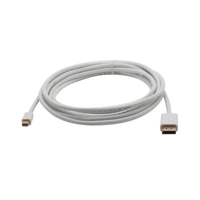 China HDTV Mini Displayport To DisplayPort Cable 0.5m 1m 2m 3m 5m Gold Plated DP 2K (3840x2160) Support 4K X Male To DP Male For HDTV for sale