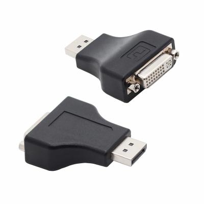 China Video Monitor DP to DVI Adapter Displayport Male to DVI 24+1 Female Converter for DVD for sale