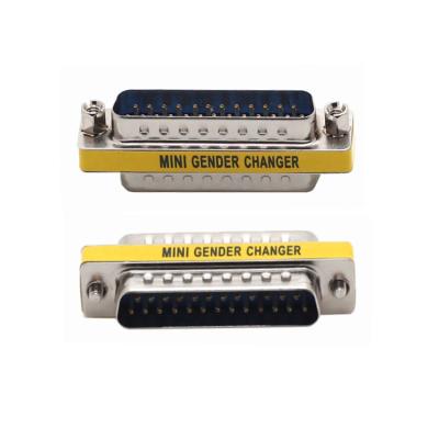 China Convert Cable DB25 Pin Slimline Adapter Male to Male HD Mini Gender Changer for sale