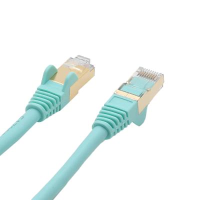 China PVC - Polyvinyl chloride CAT6a Ethernet Cable 10 Gigabit Shielded RJ45 100W PoE Patch Attach 10GbE STP Network Cable UL-Certified for sale