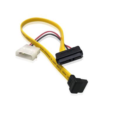 China SATA 1 Micro 2 3 Data Cable Motherboard Hard Drive SATA Cable Power Cable With Molex Power Adapter Mini-SATA Cable KC-SAFFYL313 for sale