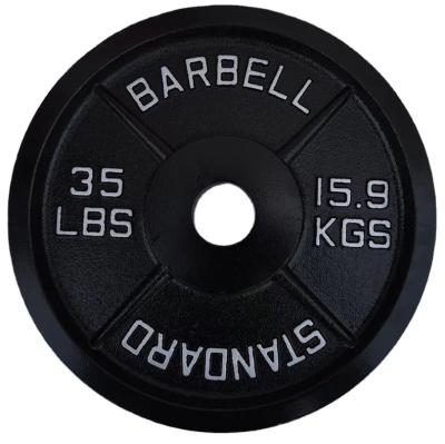 China China Wholesale 50mm Cheapest Universal Cast Iron Barbell Weight Bumper Plates for sale