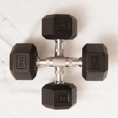 China Universal Hex Dumbbell Bodybuilding Weight Free Dumbbells Set For Home Gym Exercise Dumbbell for sale