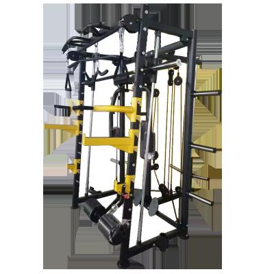 China Universal Workout Smith Machine Gym Fitness 3d Power Cage Rack Machine Multifuncional for sale