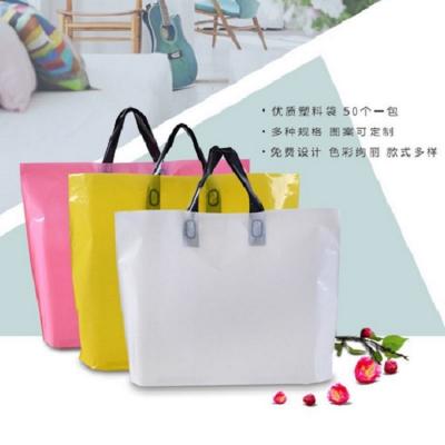 China Security Good Price PE Slider Zipper Multicolor Portable Plastic Bag forShopping for sale