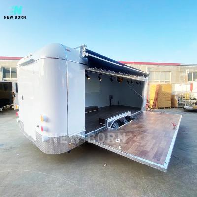 China NEWBORN Vegetable Processing Plant QD System TUV Certified Mobile Concert Portable Moving Pictures Trailer Stage Truck for sale