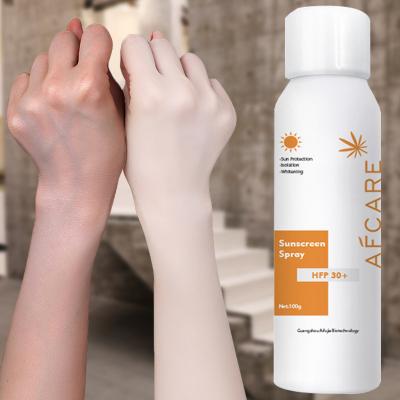 China Sunscreen Wholesale Private Label Organic Skin Care Moisturizing SPF 50 Vitamin C Sunscreen Spray for sale