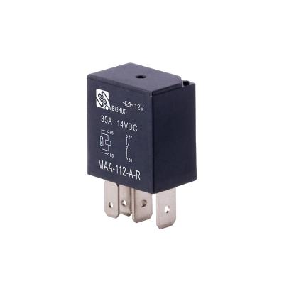 China MEISHUO MAA-S-112-C Mini Size 12v 24v Automobile Relay Power Sealed 35A 20A 14VDC 1A 1C 4Pin 5Pin Auto Relay for sale