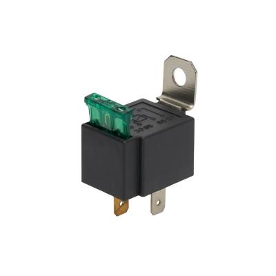 China Auto Car Part Meishuo MANG 30a Relay For Aftermarket With Fuse 4 Pin Metal Bracket for sale