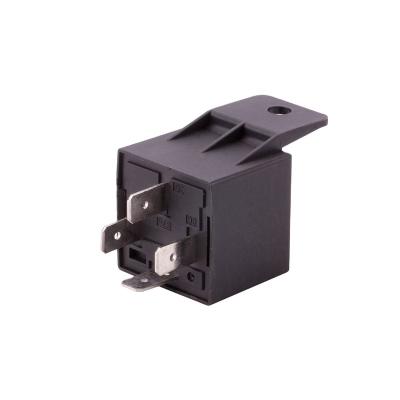 China Car part Meishuo mah - S-112 - a mini 12v 4pin 40a 14vdc -4 jd1912 waterproof auto 12v relay with plastic bracket for sale