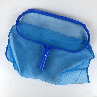 China Easy Install Professional Swimming Pool Cleaning Net Tools Saving PP Leaf Rake Pool Skimmer Net With Deep Bag for sale