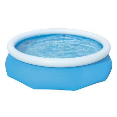 China Easy Install Outdoor Durability Easy Set Round Pool Over Ground Inflatable Pool For Kids And Adults for sale