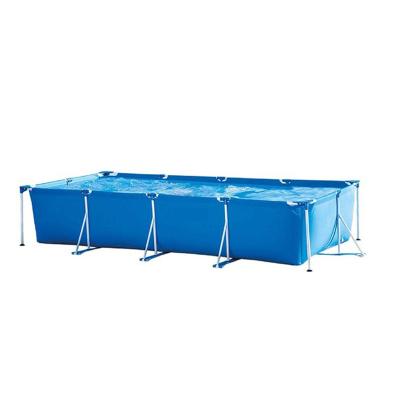 China Easy-Set Above Ground Large Outdoor Inflatable Easy Set Rectangular Frame Swimming Pools for sale