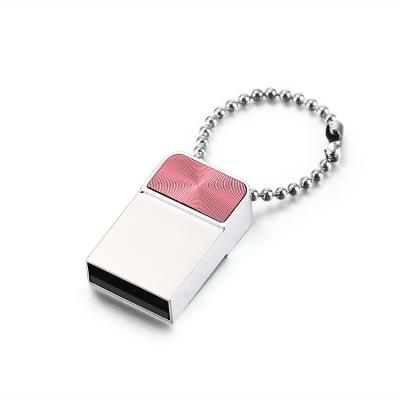 China newest cute pink mini usb drives usb flash pendrive newest cute pink blue metal mini drives 8gb 16gb 32gb for sale