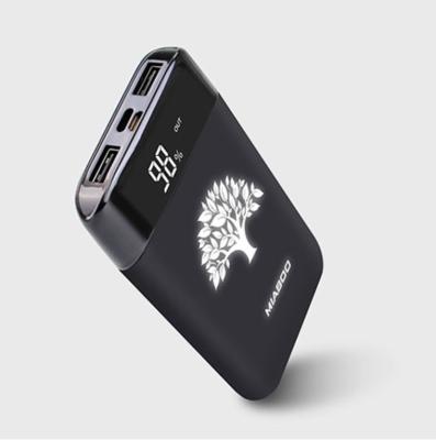 China New Fast Charging Support Lumos Power Bank 10000mah Logo Lighting Power Banks Light Power Bank for sale