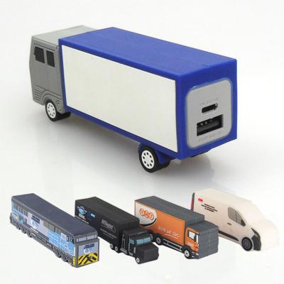 China PVC 3D Fast Charging Support Custom Truck Power Bank 2600 mAh 5200MAH Truck Powerbank for sale