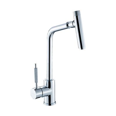 China Thermostatic Faucets Hot Sale Tall 360 Degree Rotating Kitchen Faucets Chrome To Finish Microphone Design Cold And Hot Water Kitchen Faucet for sale