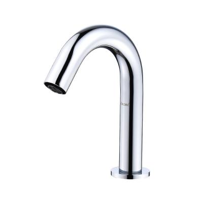 China Touchless Faucets 2021 Stainless Steel Mixer Tap Adapter Sense Infrared Faucet Wash Saver Faucet for Bathroom Basin Sink for sale