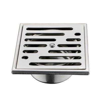 China Modern Brass Floor Drain Square Shower Dish Rack Waste Tile Insert Square Floor Waste Grate Bathroom Drains Drain Strainers for sale