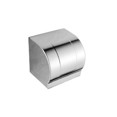 China Modern Wall Mounted Stainless Steel Toilet WC Paper Holder Box for sale