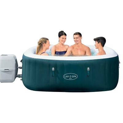 China Contemporary HOT SALE BESTWAY LAY Z SPA AIRJET MASSAGE LED IBIZA HOT TUBE INFLATABLE MODEL 4-6 PERSON for sale