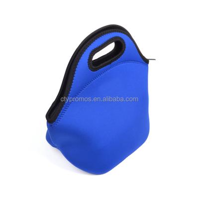 China Food Customized Wholesale Waterproof School Picnic Travel Bag Insulated Neoprene Lunch Tote With Zipper for sale