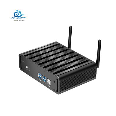 China For Personal Computer Fanless Mini Desktop PC Core i7 5557u i5 5287U i3 4010y MSATA Win10 Linux WIFI Mini PC DDR3L Home and Student for sale