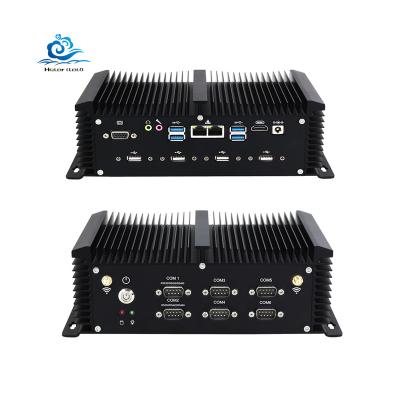 China Industrial Mini Pc Host I5 4200U I7 4500U 2 Network Card NIC 6Com Rs232 Rs422 Rs485 8Usb VGA H-d Ops Rugged Computer for sale