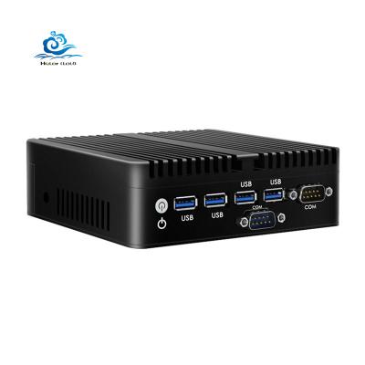 China HLY Business/Education/Gaming ce-leron 2955U Dual LAN Desktop Fanless PC DDR3 RAM HDD HTPC Win 7 Mini Computer Nuc Desktop 2* H-D 2*COM Mini PC for sale