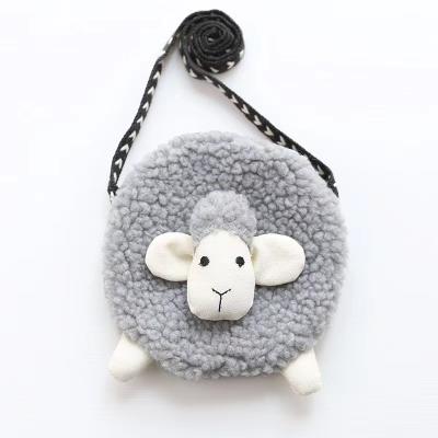 China New Fashion Cartoon Cross - Body Bag Children Invent Cute Lamb Mini Shoulder Bags For Children Purse Wallet Handbags for sale