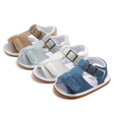 China Breathable Toddler Soled Casual Shoes Summer Soft Sandals For Baby Boy for sale