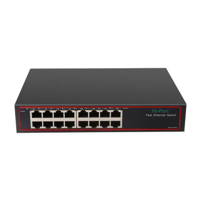 China Manufacturer Omenfirst 16 Million Bit 10/100m Port Stackable Ethernet Switch for sale