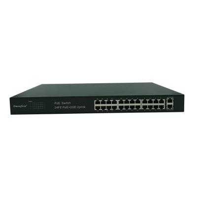 China POE Tp Link 24 Port Switch Lan L2 Gigabit Ethernet Managed Poe Switch for sale